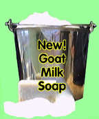 Luxurious soaps made from our goat milk